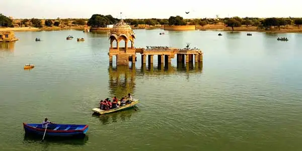 Boating in Gadisar Lake Jaisalmer